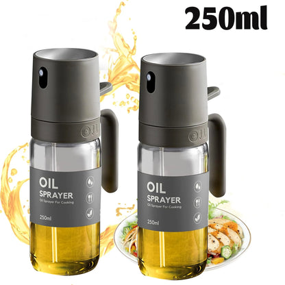 Kitchen Glass Oil Sprayer Bottle Olive Oil Sprayer Mister Spray Oil Dispenser Oil Jar Cruet BBQ Baking Picnic Kitchen Tool