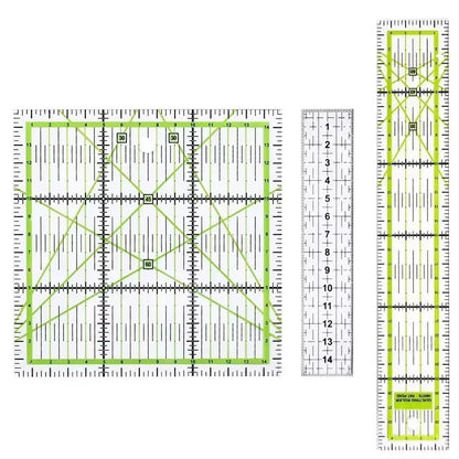 1/2pcs 15cm Quilting Patchwork Ruler Fabric Cloth Cutting Ruler