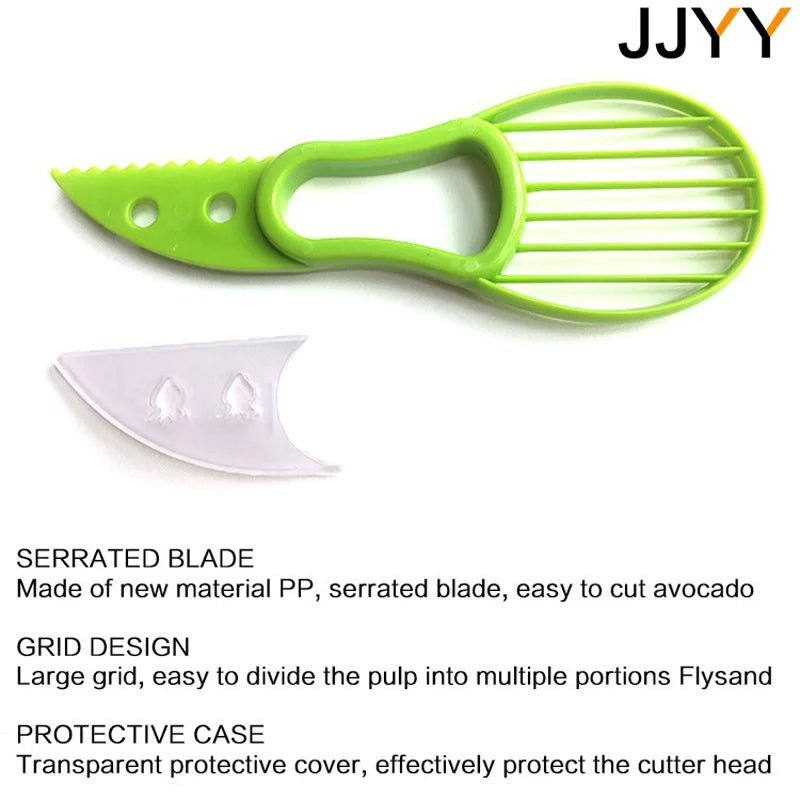 Avocado Slicer Shea Corer Butter Fruit Peeler Cutter Pulp Separator 3 In 1 Plastic Knife Kitchen Vegetable Tools