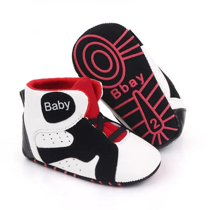 New Baby Boys Girl Sneakers Soft Bottom Non-slip Comfortable Baby Soccer Basketball Sports Shoes Infant First Walker Shoes