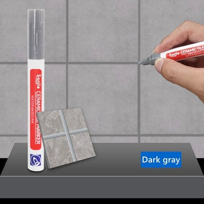 Waterproof White Grout Tile Pen Wall Grout Restorer Marker Pen for Bathroom Wall Floor Decontamination Seam Repair Pens