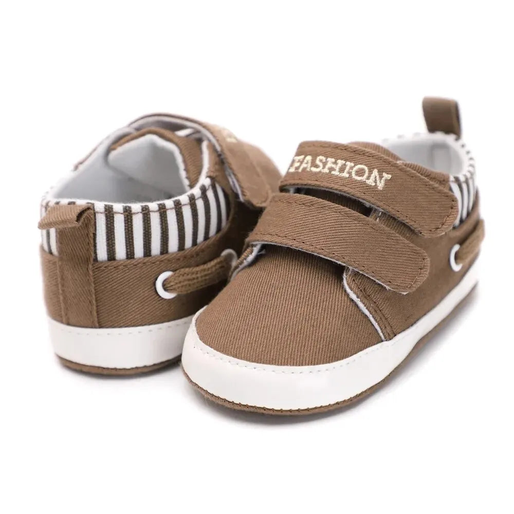 Meckior Baby Boy Sneakers Newborn Striped Soft Sole Casual Baby Boys Girls Shoes First Walker Toddler Crib Shoes Moccasins