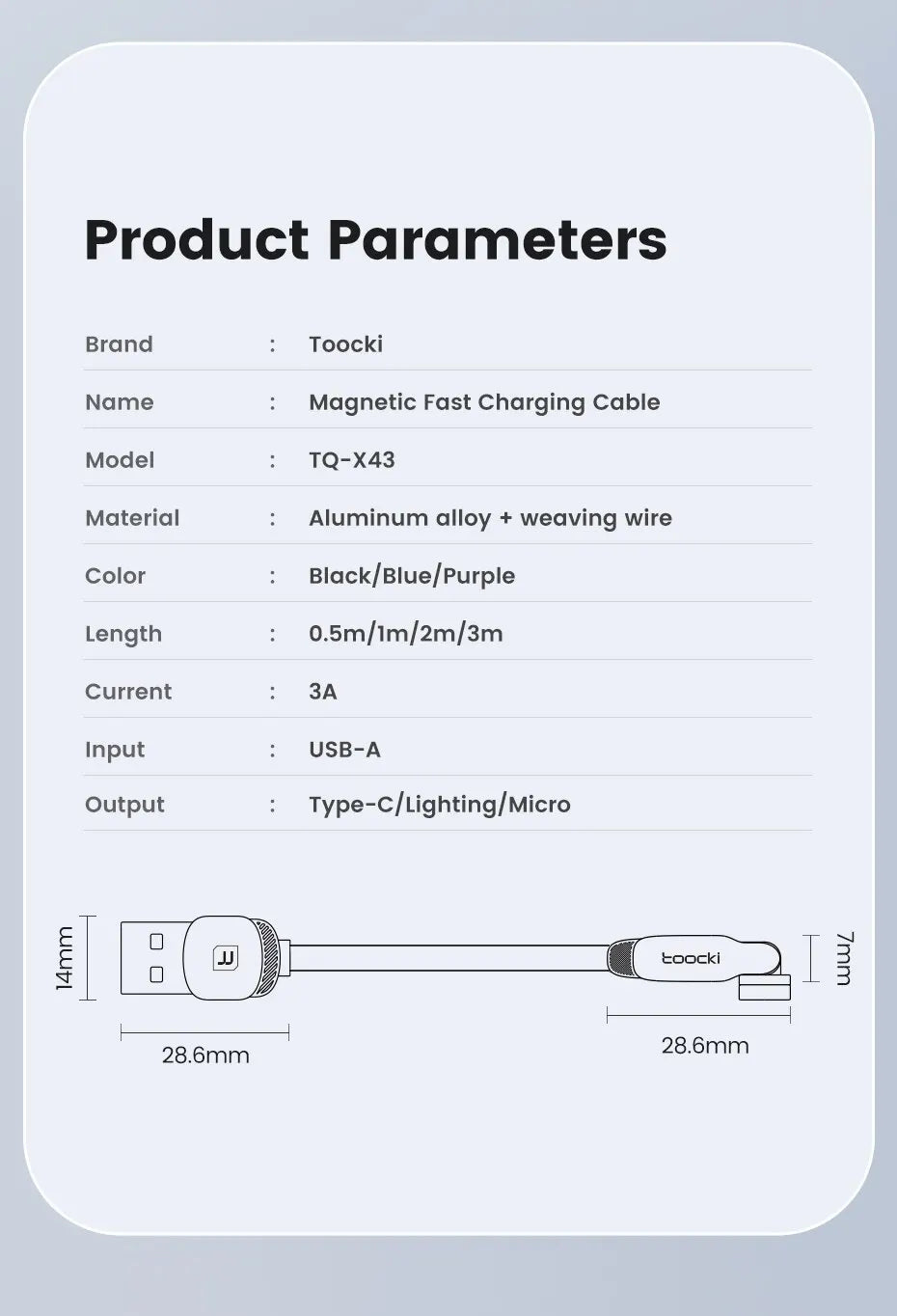 540 Rotate Magnetic USB Type C Cable For iPhone 12 X Xiaomi Fast Charger Micro USB Type-C Magnet Charging Cable Data Wire