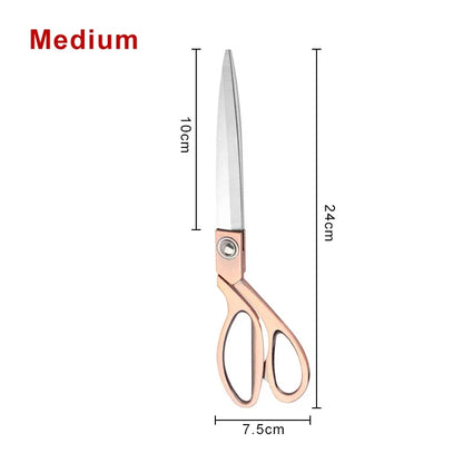 Professional Sewing Scissors Stainless Steel Tailor Scissors 8/9/10inch Fabric Cloth Cutter Diy Sewing Tools and Accessories 가위