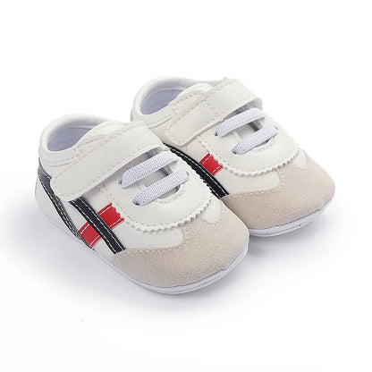 Meckior Colorblocking Unisex Baby Shoes Newborn Baby Hundred Baby Boys Girls Sneakers Anti-slip Rubber Toddler Shoes