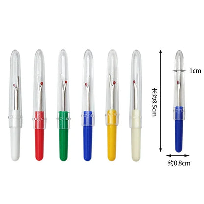 1/4pcs Plastic Handle Craft Thread Cutter Seam Ripper Stitch DIY Knife Needle Arts Sewing Tools Unpicker Sewing Accessories