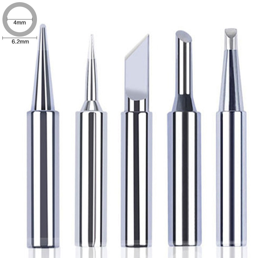 5PCS/10PCS Soldering Iron Tips Soldering Iron Head Set DIY Electric Soldering Iron Replacement Tip Repair