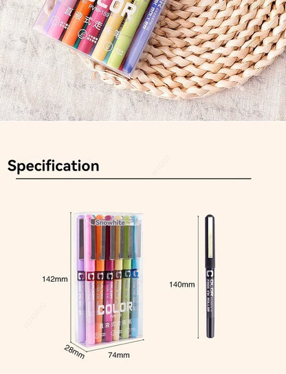 7pcs Precise Roller ball Pens,0.28/0.38/0.5mm Extra Fine Nib Liquid Ink Ballpoint Pen,for Writing School Office Stationary