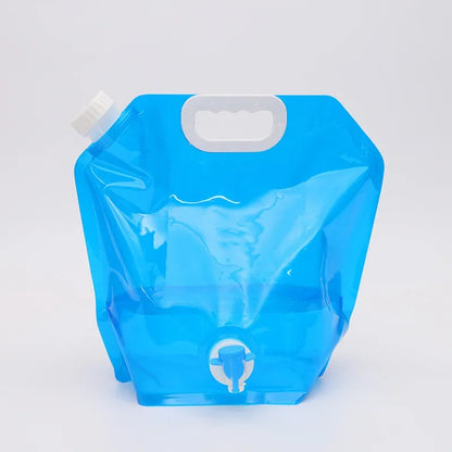 5/10L Camping Water Bag Portable Folding Water Bucket Large Water Container Outdoor Travel Collapsible Pouch Can Camping Supplie