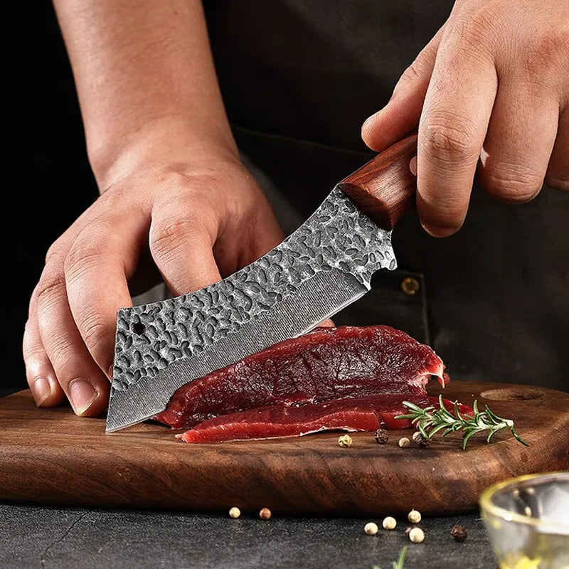 Handmade Forged Stainless Steel Kitchen Knife Knife Boning Knifes Fruit Knife Meat Cleaver Butcher Knife Cooking Knives BBQ