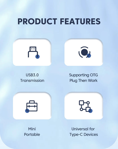 OTG USB 3.0 To Type C Adapter Micro To Type C Male To USB 2.0 Female Converter for Macbook Xiaomi Samsung OTG Connector