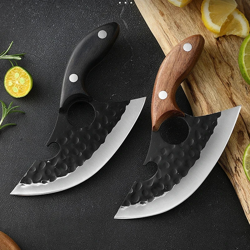 Multifunctional Knife Meat Cleaver Bone Cleaver Forging Knife Stainless Steel Kitchen Knife Cooking Tools BBQ