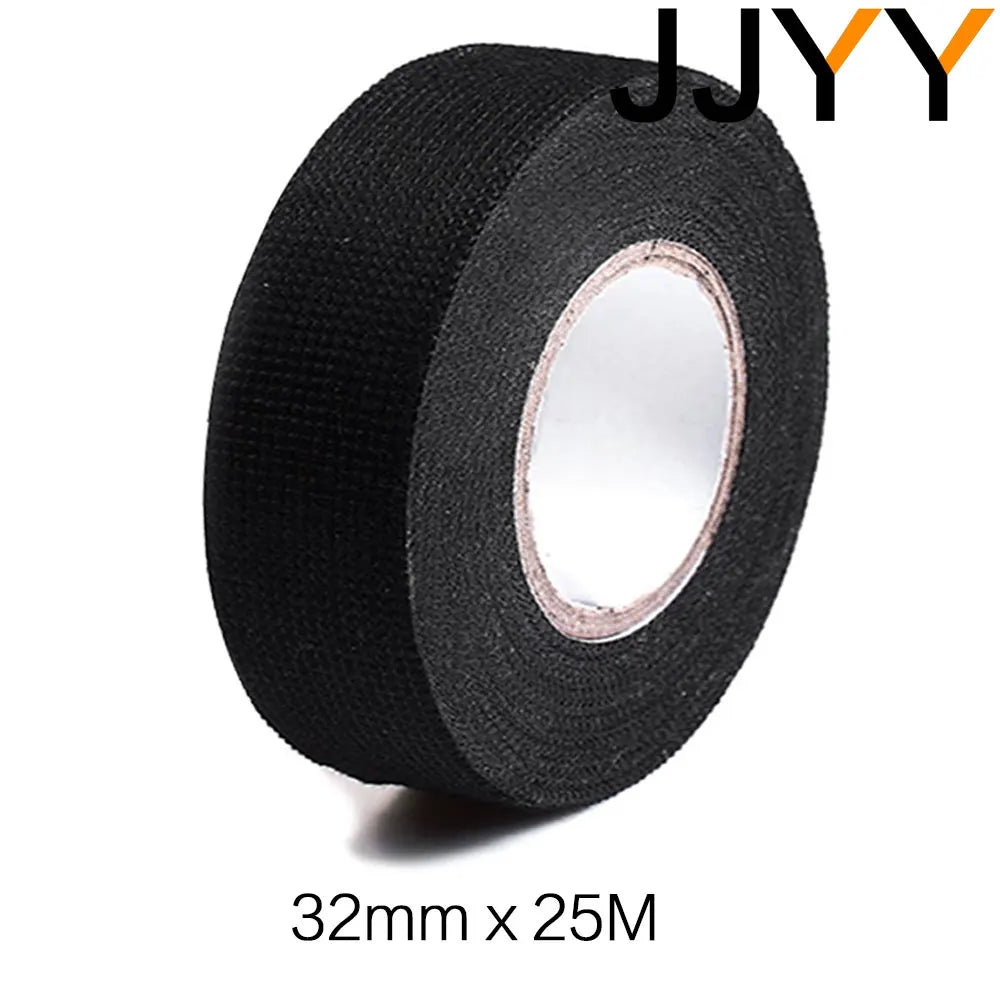 New Width 15mm*15M Electrical Insulation Tape Heat-resistant Wiring Harness PET Bundle Flame Retardant Tape