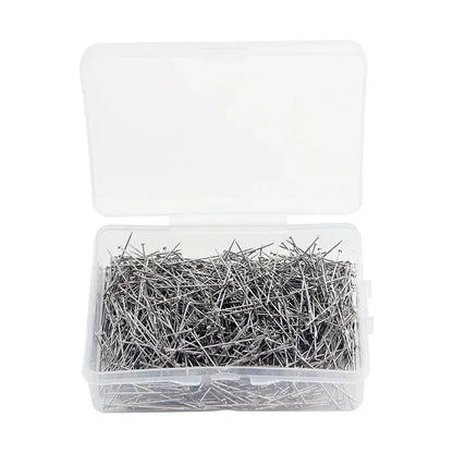 1Box 26/35mm Stainless Steel Sewing Pins Dressmaker Straight Suture Pins Fine Satin Head Pins Jewelry Making of Sewing Tools