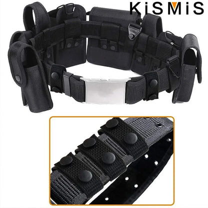 4Pcs Multipurpose Tactical Belt Nylon Buckle with Double Snaps Wide Belt Accessories for Outdoor Sports