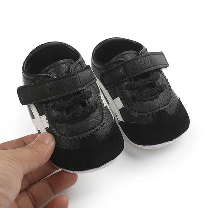 Meckior Colorblocking Unisex Baby Shoes Newborn Baby Hundred Baby Boys Girls Sneakers Anti-slip Rubber Toddler Shoes