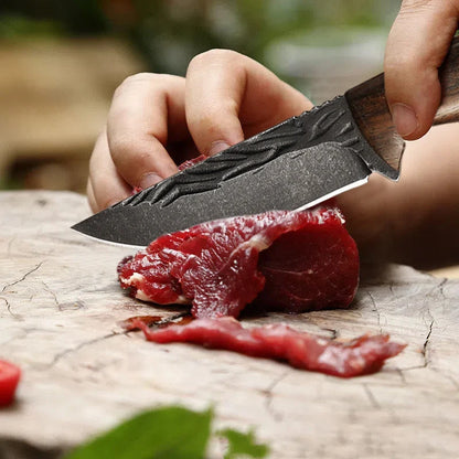 Handmade Forged Stainless Steel Kitchen Chef Boning Knifes Fishing Knife Meat Cleaver Butcher Knife Meat Cleaver Cooking Knives