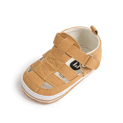 Meckior Canvas Baby Boys Girls Sandals Newborn Casual Breathable Shoes Newborn Toddler First Walkers Baby Shoes 0-18M