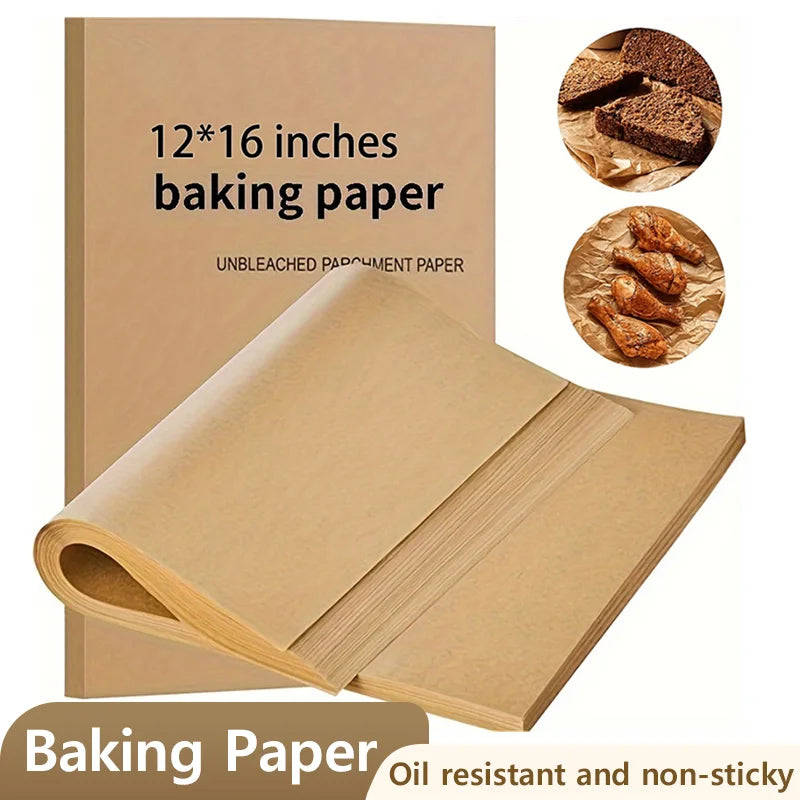 Rectangle Parchment Paper Baking Paper Silicone Oil Paper Greaseproof Paper Barbecue Paper Steamer Paper