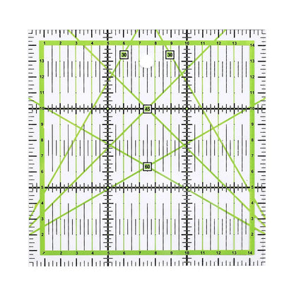 1/2pcs 15cm Quilting Patchwork Ruler Fabric Cloth Cutting Ruler