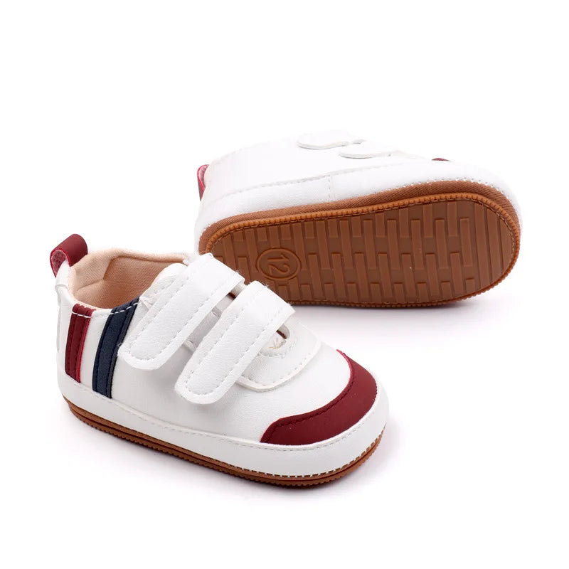 Meckior Newborn 0-18 Months Baby Sneakers Casual Infant Boys Girls Shoes Soft Rubber Bottom Anti-slip First Walker Baby Shoes