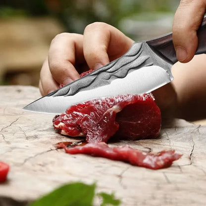 Kitchen Chef Knife 5Cr15 Forged Stainless Steel Bone Chopping Meat Cleaver Vegetables Slicing Butcher Knife Chicken Bone Scissor