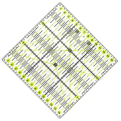 1/2pcs 15cm Quilting Patchwork Ruler Fabric Cloth Cutting Ruler