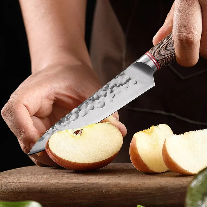 5.5inch Kitchen Knife Stainless Steel Fruit Knife Utility Paring Tomato Steak Knives Forged Boning Knife Kitchen Tools Cookware