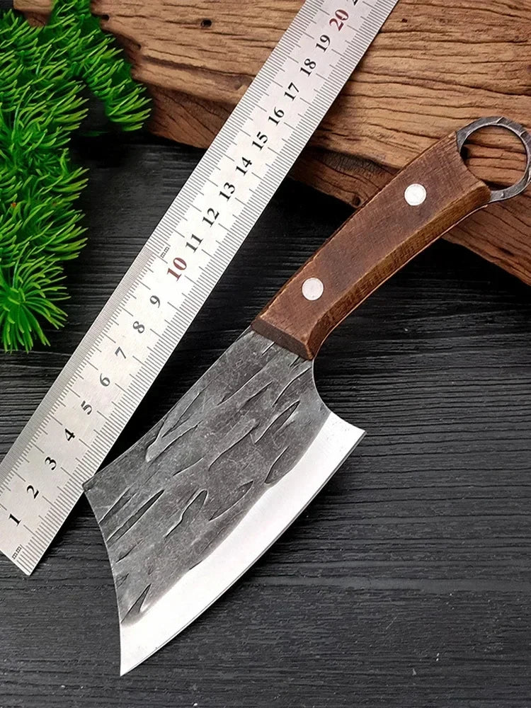 Kitchen Chef Knives Handmade Forged Boning Knife Meat Cleaver Stainless Steel Butcher Knife Wooden Handle Kitchen Accessories