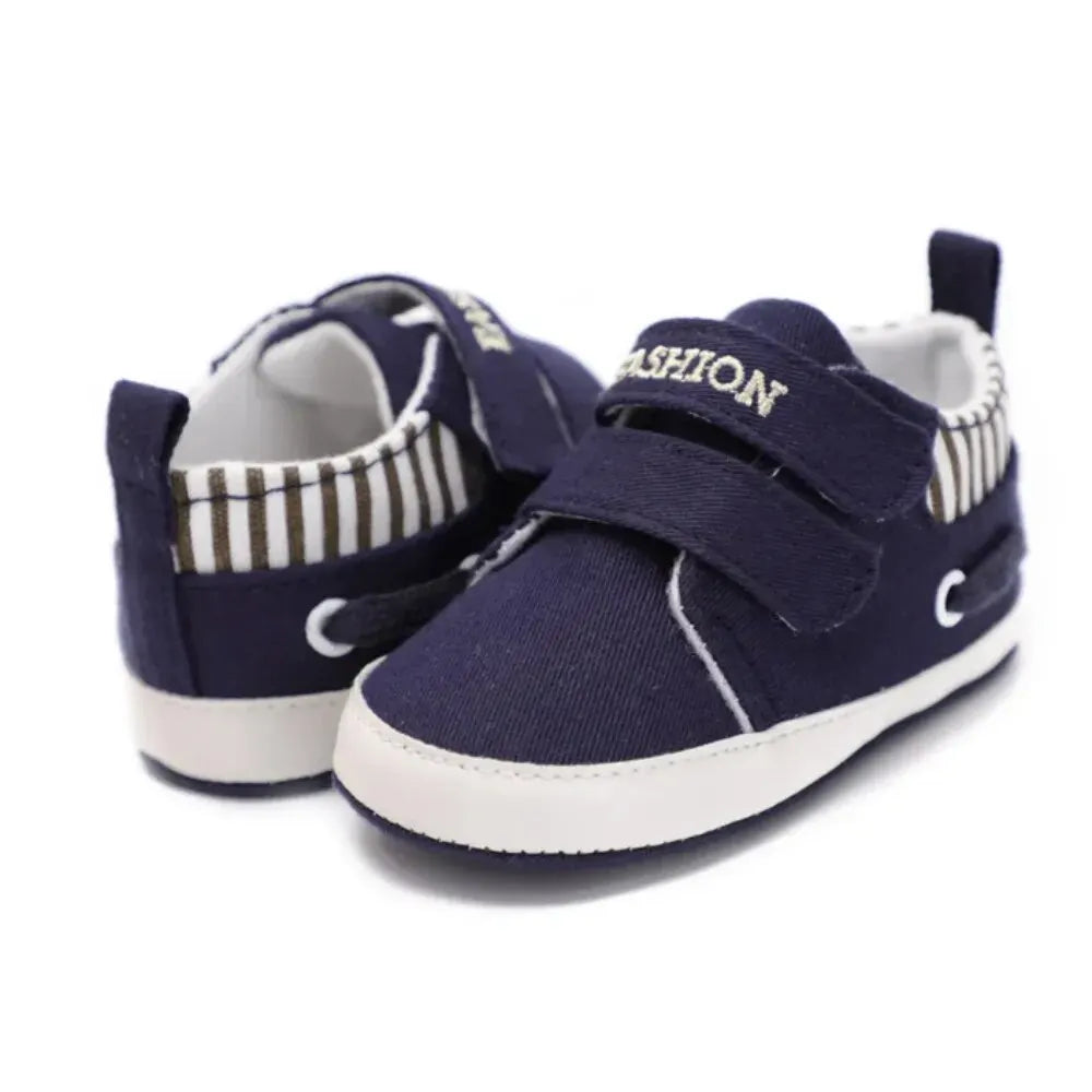 Meckior Baby Boy Sneakers Newborn Striped Soft Sole Casual Baby Boys Girls Shoes First Walker Toddler Crib Shoes Moccasins