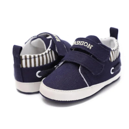 Meckior Baby Boy Sneakers Newborn Striped Soft Sole Casual Baby Boys Girls Shoes First Walker Toddler Crib Shoes Moccasins