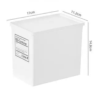 Washing powder storage box, storage box size with lid, classified Japanese plastic bucket can