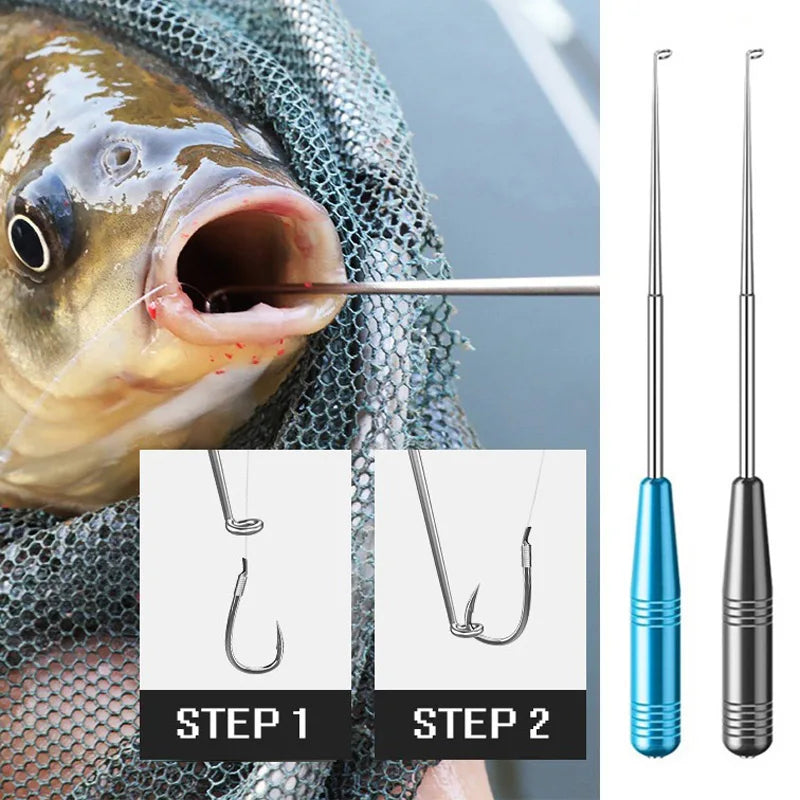 Stainless Steel Easy Fish Hook Remover Safety Fishing Hook Extractor Detacher Rapid Decoupling Device