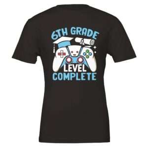 Personalized Grade Level for School Premium Crewneck T-shirt | Bella + Canvas 3001