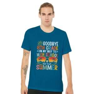Goodbye 8th Grade – Summer Premium Crewneck T-shirt | Bella + Canvas 3001