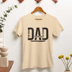 Dad Crewneck T-shirt | Bella + Canvas 3001