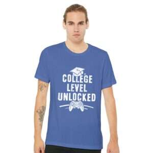 College Level Unlocked Premium Crewneck T-shirt | Bella + Canvas 3001