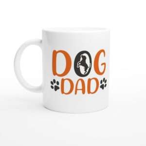 Dog Dad White 11oz Ceramic Mug