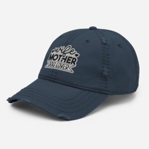 Wife-Mother-Dog Lover Distressed Dad Hat