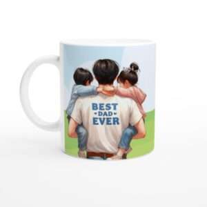 Best Dad Ever White 11oz Ceramic Mug