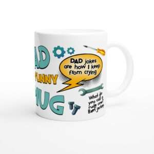 Funny Dad Jokes White 11oz Ceramic Mug