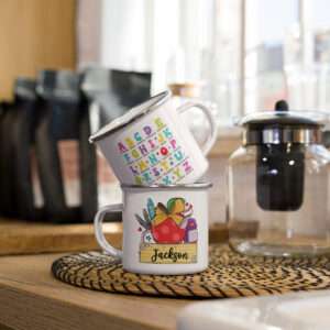 Personalized Name Enamel Mug