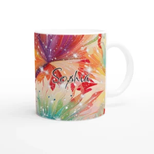 Personalized Name with Message White 11oz Ceramic Mug