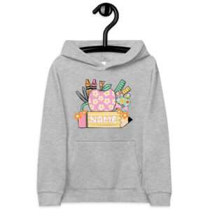 Personalized Name Kids fleece hoodie