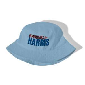 Republicans for Harris Organic bucket hat