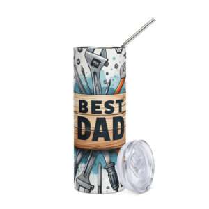 World’s Best Dad Stainless Steel Tumbler – Celebrate Fatherhood in Style