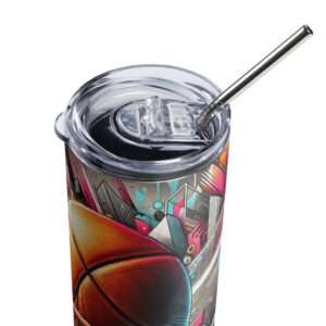 Hoop Dreams Stainless Steel Tumbler – Ultimate Basketball Enthusiast’s Choice