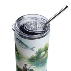 Fishing Life Stainless Steel Tumbler – Reel in Relaxation and Adventure